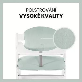 Hauck Polstrování Select na židličky Alpha+,Beta+ a Arketa, Muslin, Mint (HK667453)