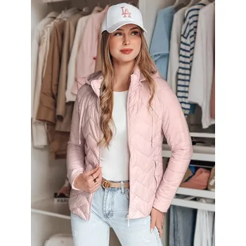 Dámská prošívaná přechodná bunda ZIPZAB DStreet růžová 3277303