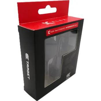 Příslušenství pro šipky Target K-Flex černé, No2 letky a střední násadky na šipky