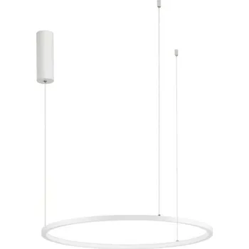NOVA LUCE závěsné svítidlo TARQUIN bílý hliník a akryl LED 36W 230V 3000K IP20 stmívatelné 9345600