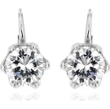 Náušnice Zlatnictví U Kostela Dámské náušnice s bílým kamínkem 325bz 1041802108