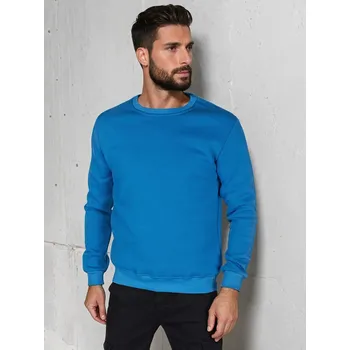 Pánská mikina Pánská modrá basic mikina BX5883 Velikost: XL