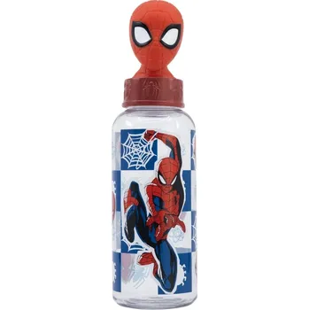 Láhev STOR Ecozen láhev Spiderman ARACHNID GRID 3D 560 ml