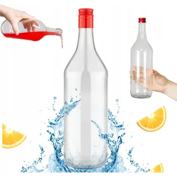 Láhev Butelka LIHOVINY MONOPOLOWA 1L + šroubovací víčko na vodu