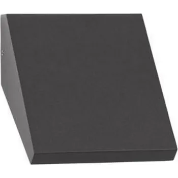 Venkovní osvětlení NOVA LUCE venkovní nástěnné svítidlo PARRIS antracitový hliník a čiré sklo LED 8.6W 3000K 220-240V 101st. IP65 9492620