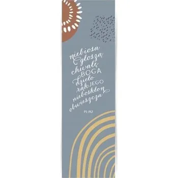 Doplněk ke knize VELKÁ Záložka RELIGIE Nebesa Hlásají Slávu Boha Motivační Záložka Lux