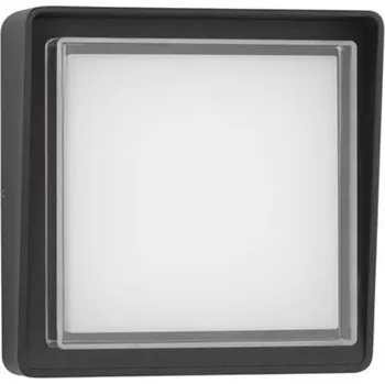 Venkovní osvětlení NOVA LUCE venkovní nástěnné svítidlo CAPE antracitový hliník matný akryl a čiré sklo LED 10W 3000K 220-240V 112st. IP65 9492550