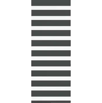 Žaluzie Zebra roleta černá 55x150 cm šířka látky 50,9 cm polyester Černý4014226