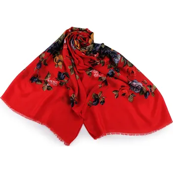 Šála Šátek / šála / pléd růže 80x175 cm