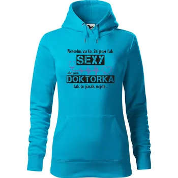 Pánská mikina Dámská mikina Sexy doktorka Velikost (žena): M, Vyberte barvu: Tyrkysová