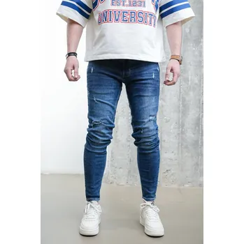 Dámské džíny 2Y Premium Modré skinny fit džíny Ridge Velikost: 30