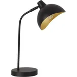 NOVA LUCE stolní lampa GEETI matná černá a zlatý kov E14 1x5W IP20 bez žárovky 9555808