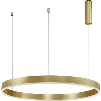 NOVA LUCE závěsné svítidlo MOTIF zlatý mosazný hliník a akryl LED 55W 230V 3000K IP20 stmívatelné 9190655