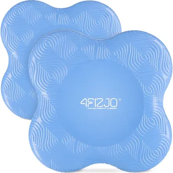 4FIZJO Podložky na jógu pod kolena a zápěstí modrá