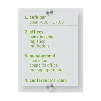 EuroPlex dveřní cedulky A4 340 x 250 mm