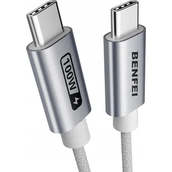 Datový kabel BENFEI kabel USB-C na USB-C 100W, fast charging, délka 1 m