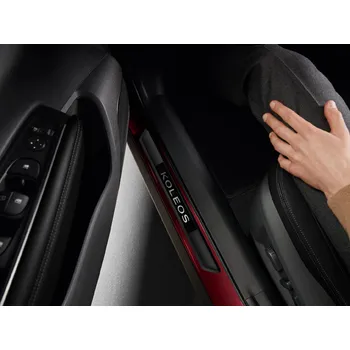 Tuning Renault Vnitřní kryty předních prahů dveří s nápisem Koleos - černé