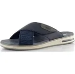 Rieker pánské pantofle s kříženými pásky modré 29083-14 - 44 | P691774