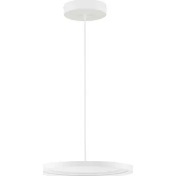 NOVA LUCE závěsné svítidlo ANDROMEDA bílá ocel a akryl D40mm LED 30W stmívatelné 9212910