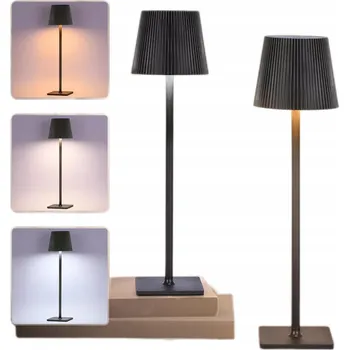 Lampička LED stolní lampa s nastavitelnou výškou, dlouhá životnost, ochrana očí, černá