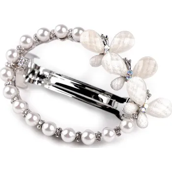Ozdoba do vlasů Francouzská spona do vlasů s perlami