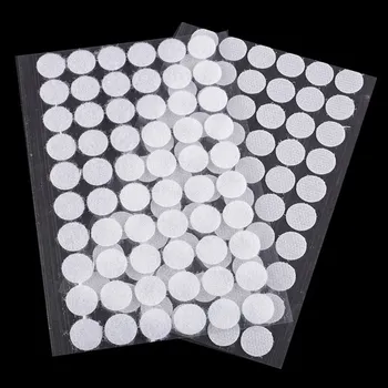 Zip Suchý zip samolepicí kolečka Ø15 mm, 60 párů - bílý