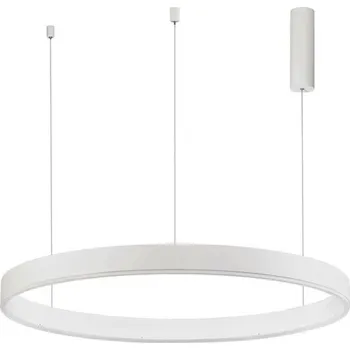 NOVA LUCE závěsné svítidlo MOTIF bílý hliník a akryl LED 55W 230V 3000K IP20 stmívatelné 9190755