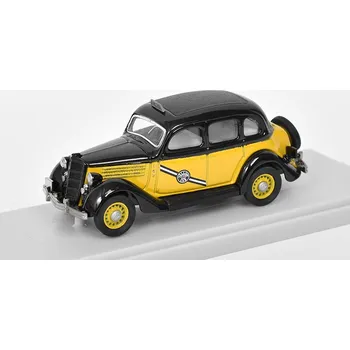 autíčko Ford Touring Sedan Yellow Cab 1935 1:43 žlutá černá - REXTOYS Model ze sbírky Ford Touring Sedan Yellow Cab 1935 - kovový model auta