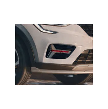 Nárazník Renault Ozdobný prvek pro vzduchový otvor předního nárazníku - pravý, červená Flamme