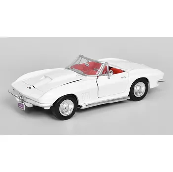autíčko Chevrolet Corvette Stingray Convertible 1967 1:24 - MOTORMAX Chevrolet Corvette Stingray Convertible - kovový model auta