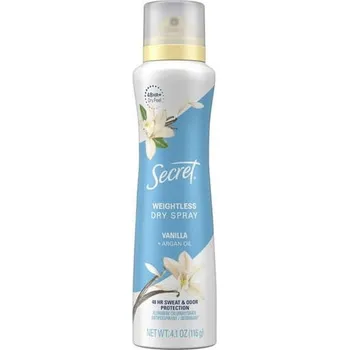 Secret Vanilla + Argan Oil 116 g - Antiperspirant