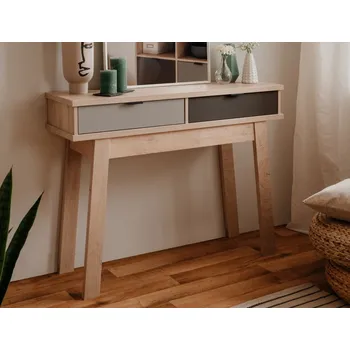 Toaletní stolek Konzolový/toaletní stolek Epik, dub/šedý