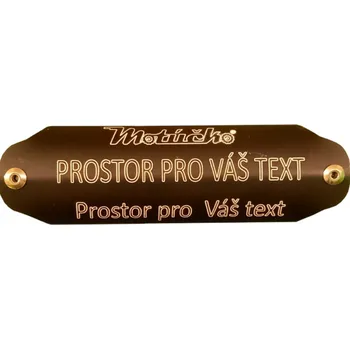 Kolečko Bravo Štítek/Jmenovka na Motúčko