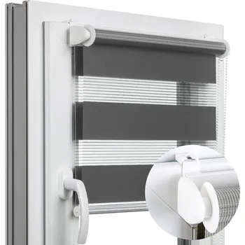 Roleta Okenní roleta DEN a NOC s NAPÍNACÍM MECHANISMEM 89x150 zebra