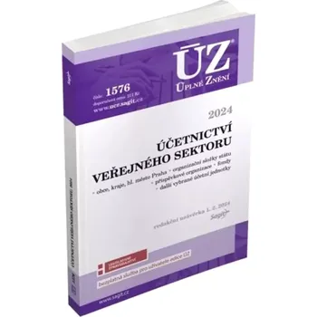ÚZ č. 1576: Účetnictví veřejného sektoru - Nakladatelství Sagit (2024, brožovaná)