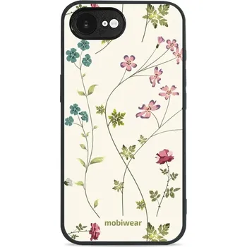 Pouzdro na mobilní telefon Lesklý kryt Mobiwear Glossy - Apple iPhone 16e - G035G - Tenké rostlinky s květy (Prémiové lesklé pouzdro, obal, kryt Mobiwear Glossy na mobil Apple iPhone 16e - G035G - Tenké rostlinky s květy, materiál Plast + TPU silikon - krytí po všech stranách,)