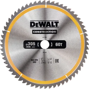 Pilový kotouč DeWALT Construction DT1162
