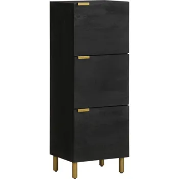 Organizace kuchyně Skříň černá 40 x 33 x 110 cm kompozitní dřevo Černý4017677