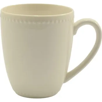 Hrnek 355ml, DOTS, bílý, keramika