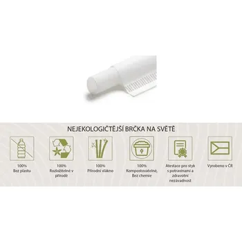 Brčko d12mm, 23cm, 80ks-hyg.balená, PEARL WHITE, ECO 100%rec.