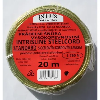 Sušák na prádlo šňůra 20m LANKO OCEL, STANDARD