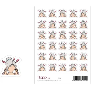 samolepka Fleppi Samolepky Bolest hlavy