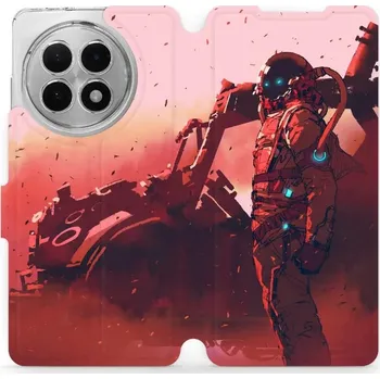 Pouzdro na mobilní telefon Flipové pouzdro Mobiwear - OnePlus 13R - MA09S Průzkumník s červeným vozítkem (Knížkové flip pouzdro, obal, kryt na mobil OnePlus 13R - MA09S Průzkumník s červeným vozítkem, materiál Umělá kůže + TPU - ochrana 360°, stojánek, silikonová vanička, magnetick