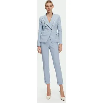 Dámské kalhoty Artigli Kalhoty z materiálu ACPA000837 Modrá Regular Fit 46