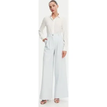 Dámské kalhoty Guess Palazzo kalhoty W5GB02 WH9Y2 Světle modrá Wide Leg S