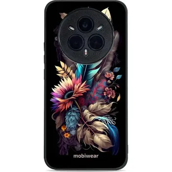 Pouzdro na mobilní telefon Lesklý kryt Mobiwear Glossy - Realme 14 Pro 5G - G011G Kytice s pírkem (Prémiové lesklé pouzdro, obal, kryt Mobiwear Glossy na mobil Realme 14 Pro 5G - G011G Kytice s pírkem, materiál Plast + TPU silikon - krytí po všech stranách, neošoupatelný potisk,)