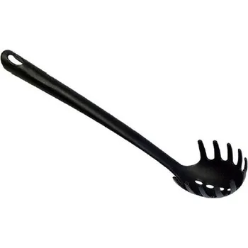 Naběračka Lžíce 34cm, špagety, černá, do 210°C, PP, plast