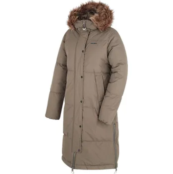 Dámský kabát Husky Dámský péřový kabát Downbag L XXL, deep khaki