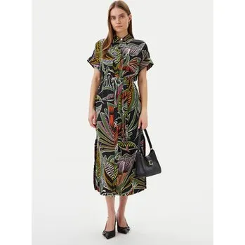 Dámské šaty LOLA CASADEMUNT Košilové šaty LS2516059 Zelená Relaxed Fit S