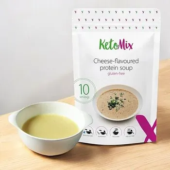 Keto dieta Proteinová polévka se sýrovou příchutí (10 porcí)